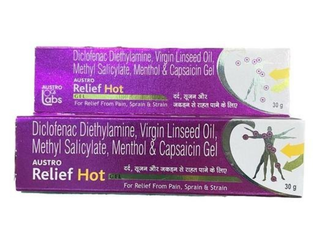 AUSTRO RELIEF HOT GEL 30GM