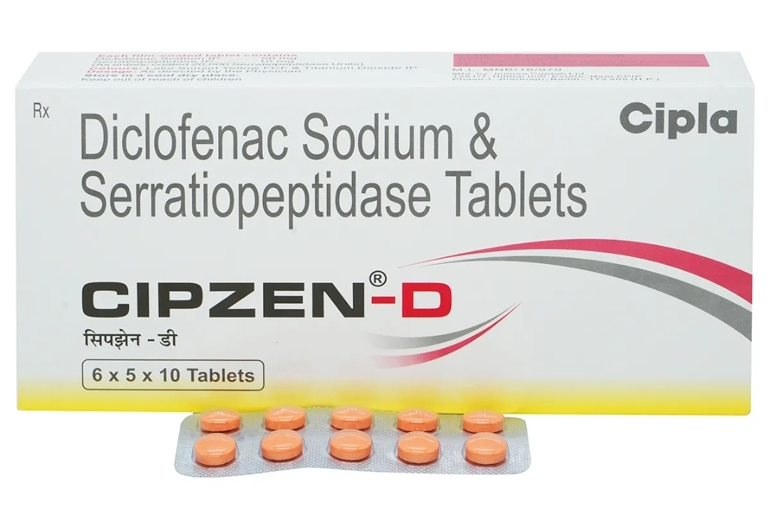 CIPZEN D TAB /DICLO+SERRA 10TAB